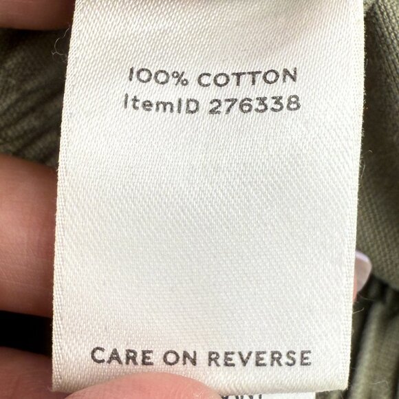 NWT Women's‎ L.L.BEAN Guide Skirt Midi Front Zip Green | Size 4R - Picture 7 of 8